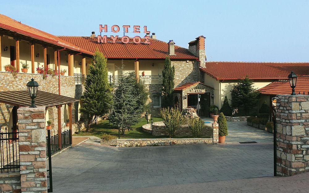 Mythos Hotell Elatochori Exteriör bild
