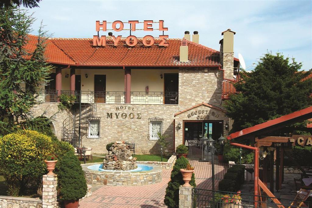Mythos Hotell Elatochori Exteriör bild